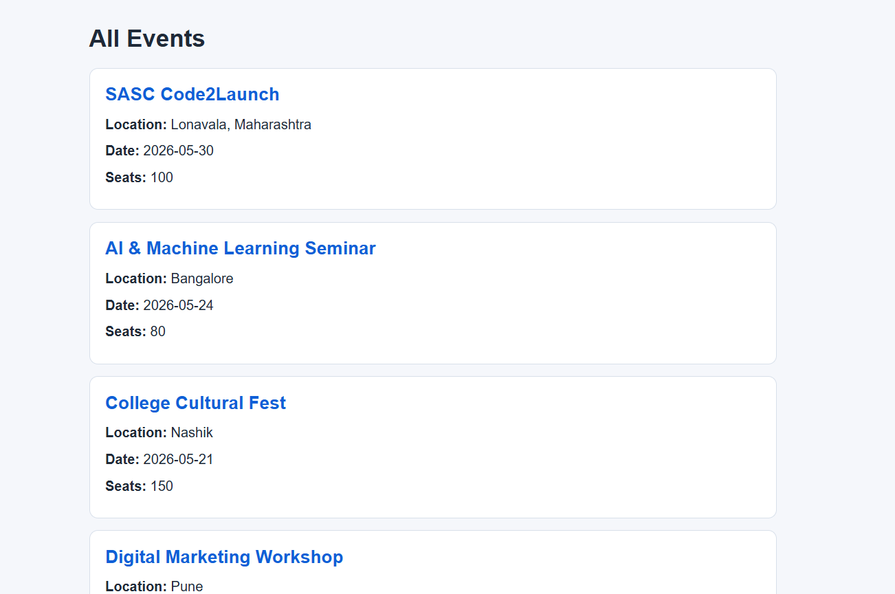 EventFlow Screenshot 1