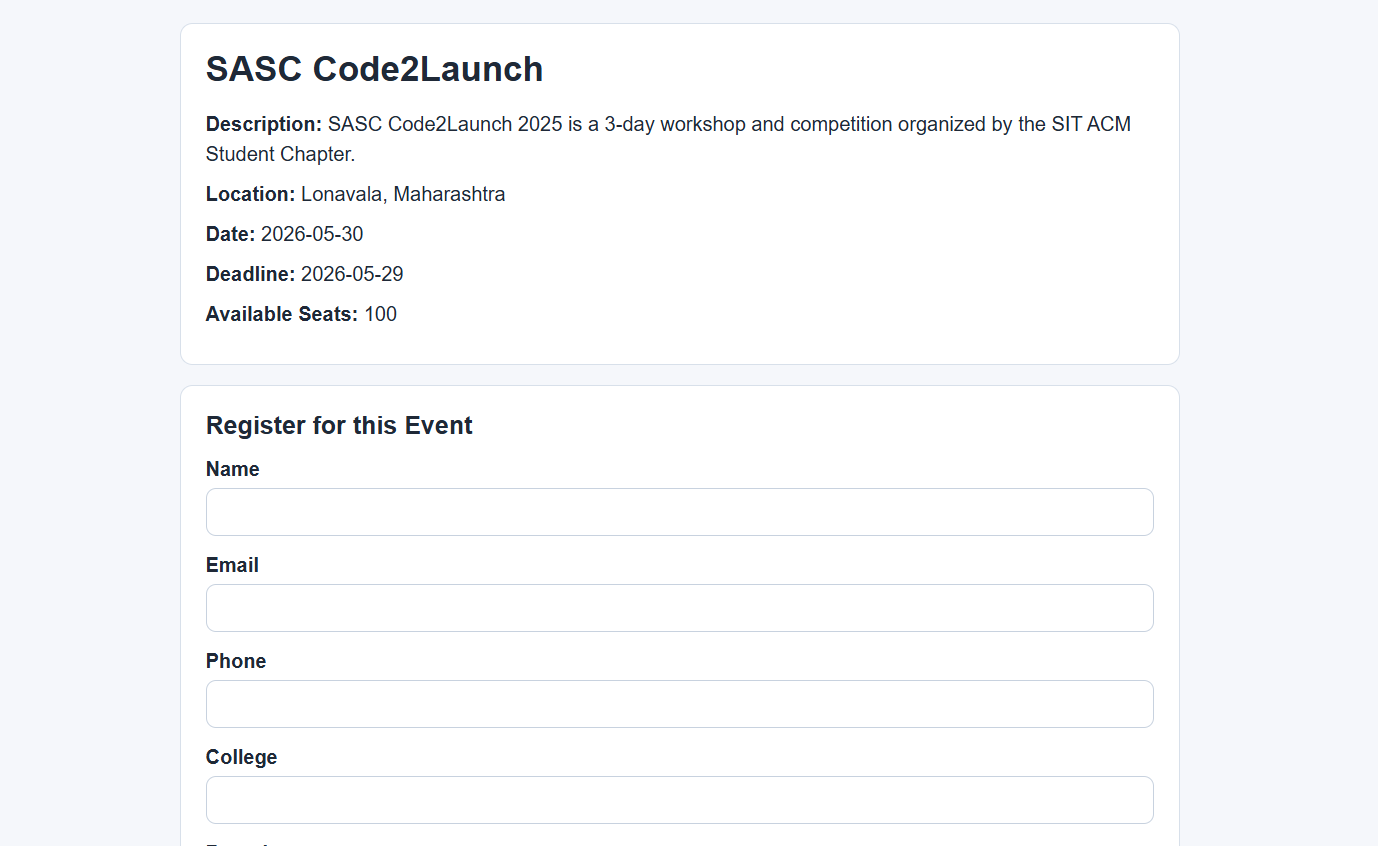 EventFlow Screenshot 2
