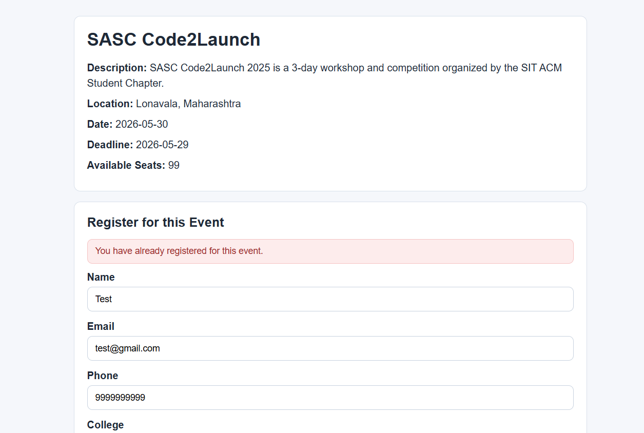EventFlow Screenshot 3
