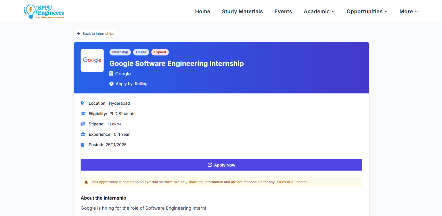 SPPU Engineers Screenshot 3